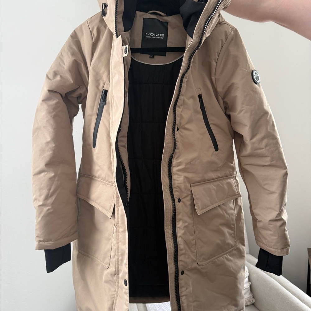 Noize Women’s Beige Puffer Jacket